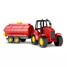 Trator Infantil Com Carreta Tanque Agromak - Silmar