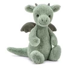 Jellycat Peluche De Dragn Tupido, Mediano, 12 Pulgadas