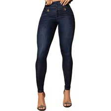 Calça Feminina Pit Bull Jeans Cintura Alta Mágica Perfeita 