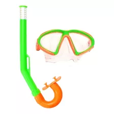 Mascara Y Snorkel Infantil Buceo Natacion Super Cla 1171