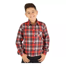 Camisa Flanela Infantil Manga Longa Festa Junina Masculino