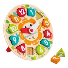 Reloj Puzzle De Madera Didáctico Envío Gratis