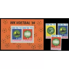 Copa Del Mundo De Fútbol - Surinam - Serie + Block Mint