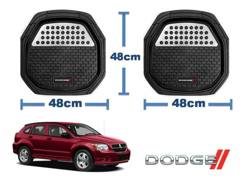 Tapetes 4pz Charola 3d Logo Dodge Caliber 2007 A 2012 Foto 3