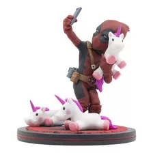 Quantum Mechanix Deadpool Unicorn Selfie Q-fig Max Toons Fig