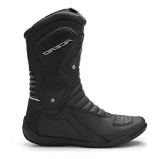 Bota Motociclista Acero Speed Cano Longo Semi Impermeável