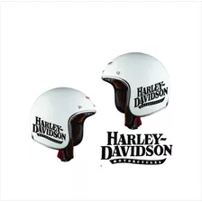 2 Adesivos Capacete Harley Davidson Fat Boy Deluxe Heritage 
