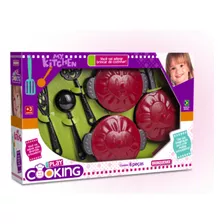 Kit Brinquedo Cozinha 6 Peças Play Cooking Brinquemix