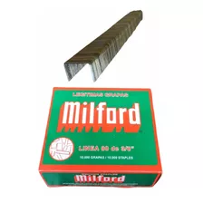 Grapas Milford Tapicería 3/8 Linea 80 Caja 10.000 Unidades