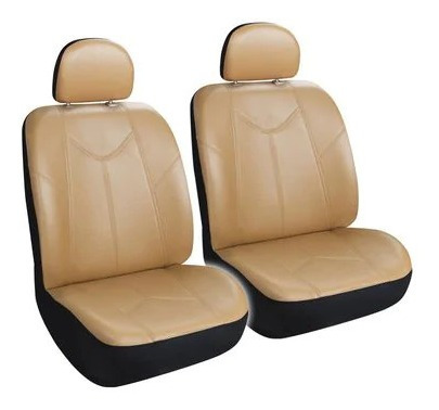 Acura Cubre Asientos Vinipiel Tapicera Tipo Funda Beige Foto 2