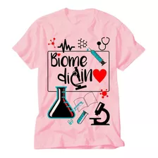 Camiseta Biomedicina Profissão Blusa Biomédico Por Amor