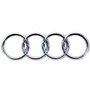 Emblema Audi Circular Anillos Negro Rin 55mm Set X4 audi a 4 4 x 4