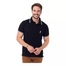 Kit 3 Camisa Polo Marine Premium Camiseta Masculina Algodão