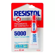 Resistol 5000 Tubo Transparente, 21 Ml