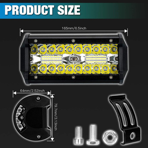 Barras Led Neblineros 4x4 Ford Expedition 98/00 3.5l Foto 6
