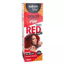 Tonalizante Colorido Express Cor Red Vermelho Salon Line