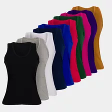 10 Regata Feminina Nadador Atacado Camiseta Blusa