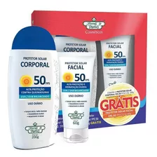 Kit Protetor Corporal + Protetor Facial - Fps 50