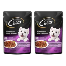 Sachê Cesar Para Cachorro Adulto Sabor Filé Mignon 85g