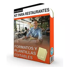 Kit Imprimible Para Restaurantes - Formatos Y Plantillas