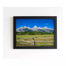 Quadro Art Parque Nacional Grand Teton Montanhas Brancas