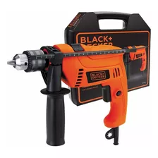 Taladro Percutor Eléctrico De 13mm Black+decker Hd555k 550w + Accesorio 220v