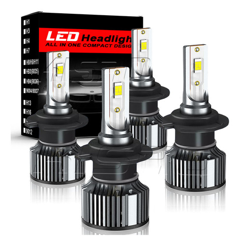 Kit De Faros Led H7 De 6 Lados Para Bmw X1 X3 X5 De Luz Alta