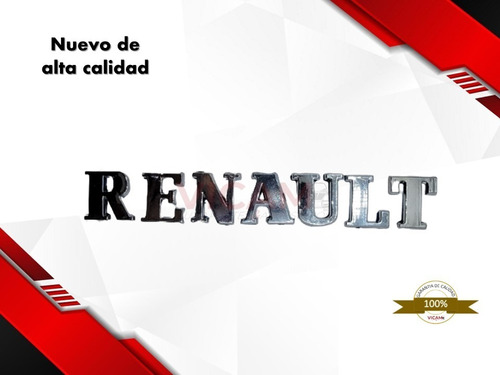 Emblema Para Cajuela Compatible Con Renault Varios Modelos Foto 3