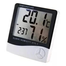 Termometro Higrometro Relogio Digital Medidor