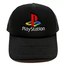 Gorra Bordada Playstation Consola Ps 1 2 3 4 Retro Camionera