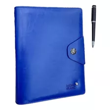 Agenda Cuaderno Montblanc Mont Blanc + Boligrafo Ag17