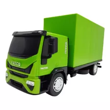 Caminhão Brinquedo Meninos Iveco Tector Bau Mudança Frete