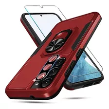 Funda Duty Shockproof Full Body Para Galaxy S23 Rojo