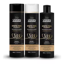 Voken - Combo Efeito Teia Shampoo + Condicionador + Leave On