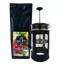 Pack Café Molido 500 G 100% Puro + Cafetera Francesa