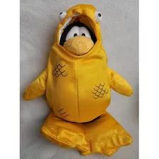 Peluche Original Club Penguin Pez Disney Jakks Pacific 22cm.