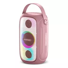 Parlante Bluetooth Smartlife Portatil Ipx5 55w Tws Rgb Rosa