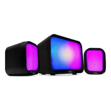 Home Theater Soundbar Caixa De Som Gamer Rgb Pc Computador