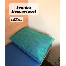 Fronha Descartável Em Tnt Proteção 50x70cm 10 Un. Várias Cor Verde