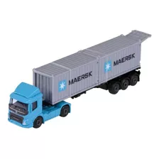 Miniatura Caminhão Volvo Container Maersk 1/64 Majorette