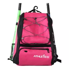 Mochila Para Equipo De Beisbol-rosa