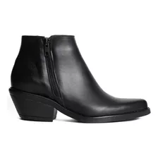 Bota Texana Mujer Fiori Siena Cuero Vacuno Premium Caña Baja