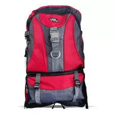 Mochila Grande Camping 70 Litros Viagem Trilha Caminhada 002 Cor Vermelho