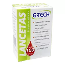 Lancetas Para Lancetador Caneta Glicemia Teste 28g C/ 100