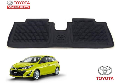 Tapetes Hule Uso Rudo Toyota Yaris Hatchback 2018 Original Foto 5