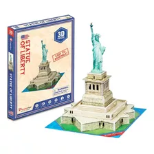 Rompecabezas Cubicfun Estatua De La Libertad New York 31 Pz