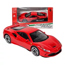 Miniatura De Ferro Ferrari F8 Tributo 11cm 1/43 Bburago