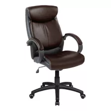 Cadeira Escritório Presidente Pelegrin Pel-4109 Preta Marrom