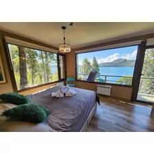 Casa Con Costa De Lago Moreno En Bariloche 100% Equipada