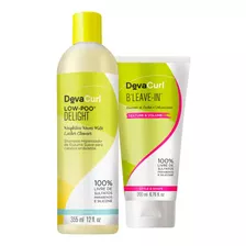 Kit Deva Curl Low Poo Delight Shampoo 355ml, Leave-in 200ml